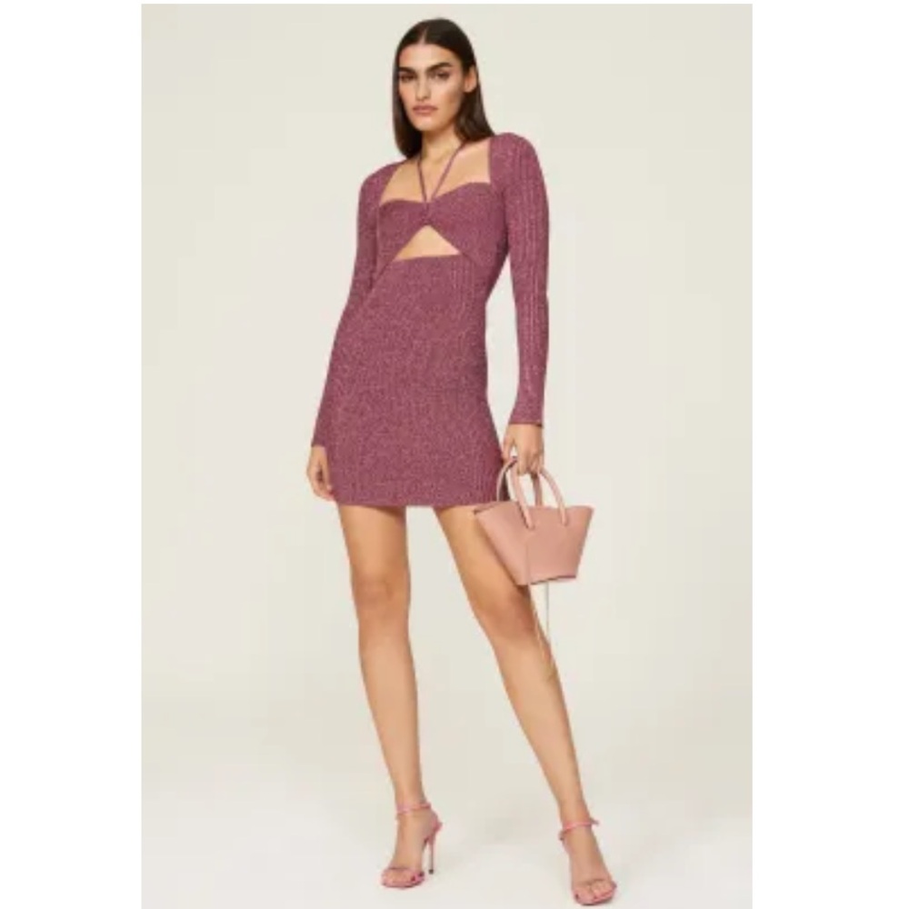 Jonathan Simkhai Danika Ribbed Metallic Dress
